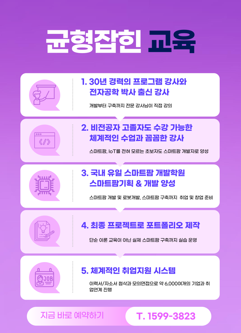 스마트팜 국비지원 학원 취업, 창업 교육 부트캠프 기숙사 운영 내일배움카드 사용