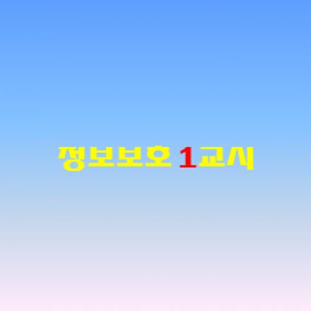 어린이보안교실_[정보보호1교시] 제2차 교육