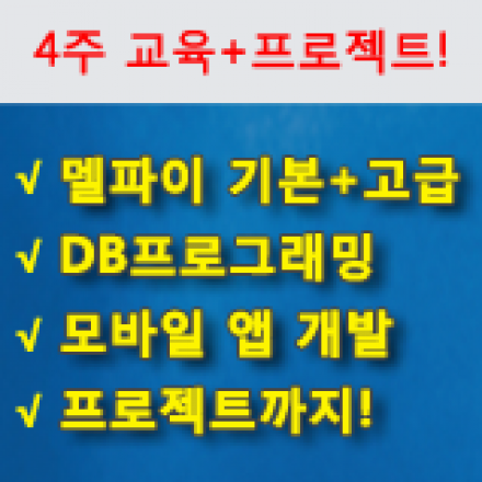 Delphi 신입 개발자 과정 (재직자 신청 페이지)