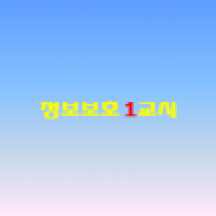 어린이보안교실_[정보보호1교시] 제4차 교육