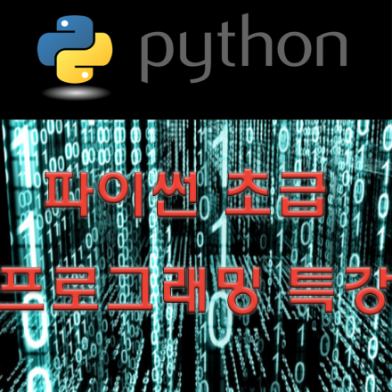 [Python] Python(파이썬) 초급 프로그래밍 특강