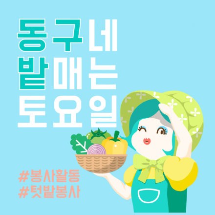 발달장애인과 함께 나누는 가을 날의 청춘 동구밭지기 5차 앵콜!