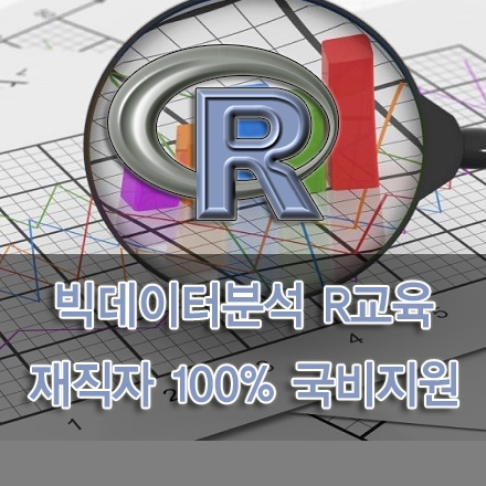 [재직자국비지원] 빅데이터분석 R교육 재직자 100% 국비지원 개강 안내