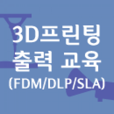 FDM뿐 아니라 DLP, SLA까지! 3D프린팅 출력 교육