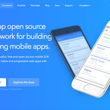 ionic으로 ios, 안드로이드 모바일앱을 한번에 쉽게 만들기!