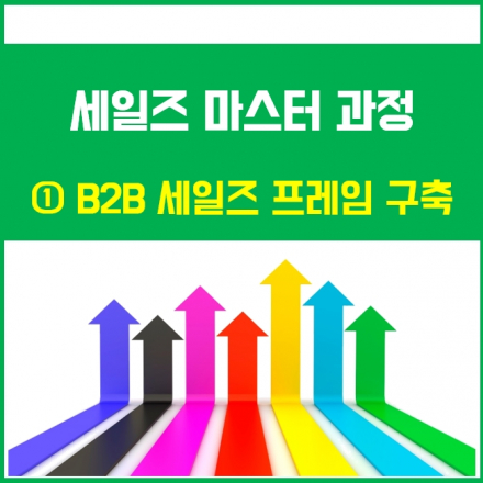세일즈 마스터 과정 ①B2B 세일즈 프레임 구축