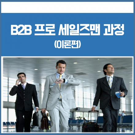 B2B 프로 세일즈맨 양성 과정