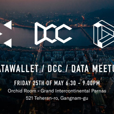 [블록체인 밋업] Datawallet & DATA & DCC 프로젝트의 전략적 제휴를 통해 바라본 인터넷의 미래
