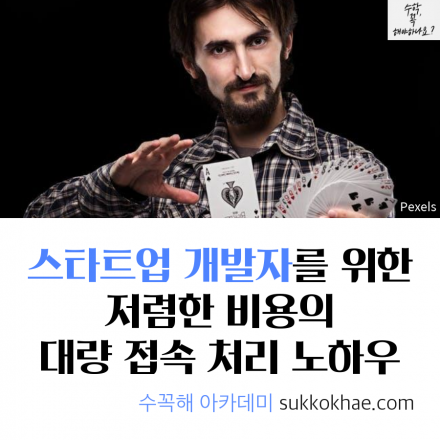 스타트업 개발자를 위한  저렴한 비용의 대량 접속 처리 노하우