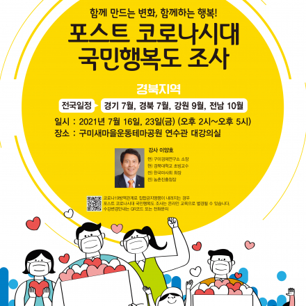 포스트코로나시대  경북지역 국민행복도조사 및 교육