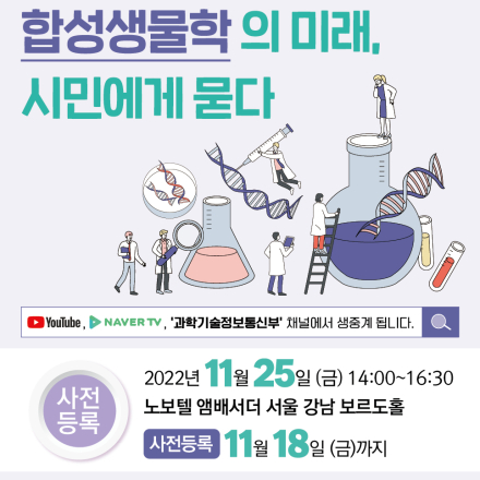 합성생물학의 미래, 시민에게 묻다.(2022년 기술영향평가 공개토론회)