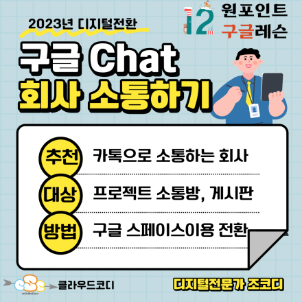 12월 조코디 구글 워크스페이스 원포인트 레슨 - 구글 Chat