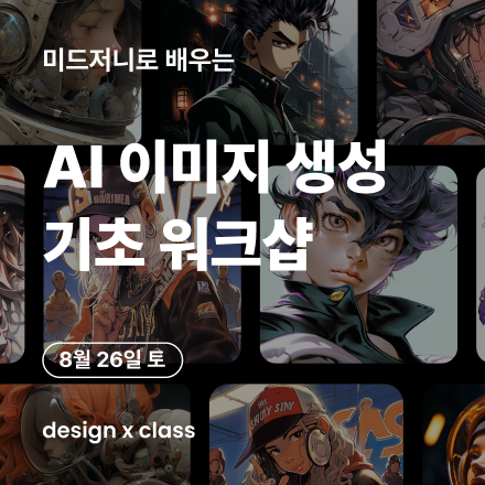 미드저니로 배우는 AI 이미지 생성 기초 워크샵 (8월 26일)