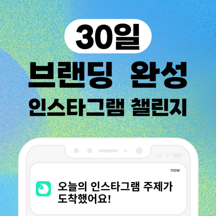 [30일 브랜딩 완성] 인스타그램 챌린지