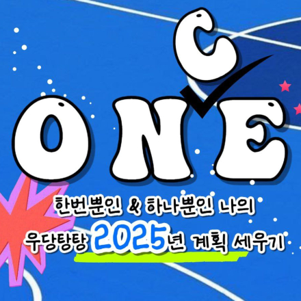 ONCE : 한번뿐인, 하나뿐인 나