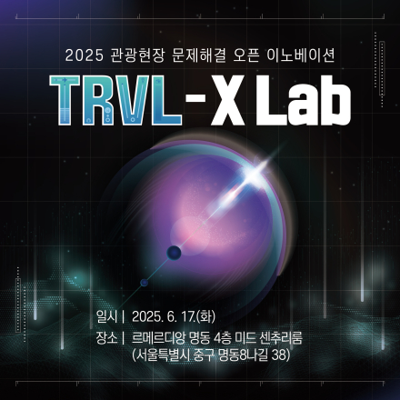 2025 관광현장 문제해결 오픈 이노베이션 TRVL-X Lab