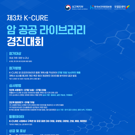 제3차 K-CURE 암 공공 라이브러리 경진대회