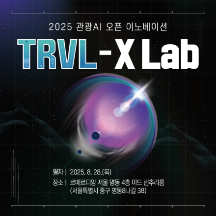 2025 관광AI 오픈 이노베이션 TRVL-X Lab
