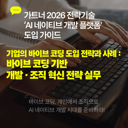 'AI 네이티브 개발 플랫폼' 도입 가이드: 바이브 코딩 기반 개발, 조직혁신 전략 실무