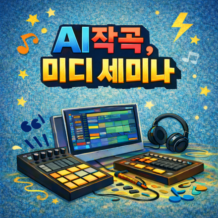 (3월 28일 토요일, 3시) 김포 AI작곡 + 미디 세미나 모든 분들을 환영합니다!