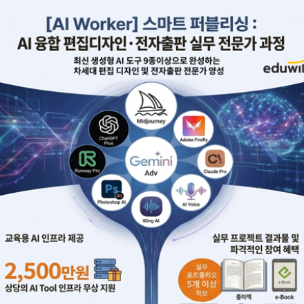 [AI Worker] 스마트 퍼블리싱 : AI 융합 편집디자인&전자출판 실무 전문가 과정