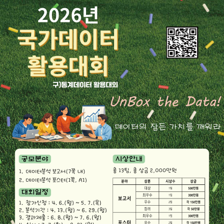 [국가데이터처] 2026년 국가데이터 활용대회