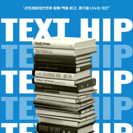 [텍스트힙] 책을 읽고, 생각을 나누는 시간