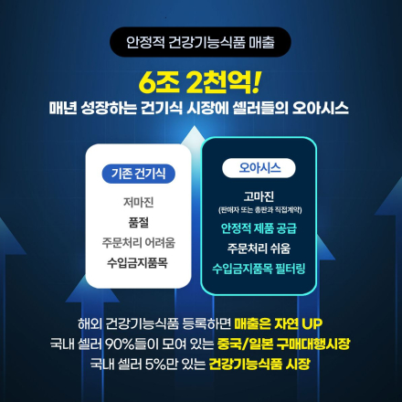 건강기능식품 플랫폼 오아시스 초대세미나