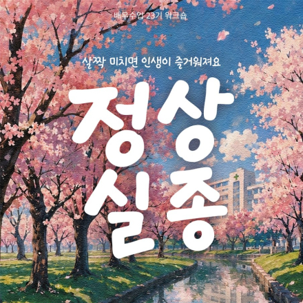 5월 30일 뮤지컬 <정상실종> 공연 안내