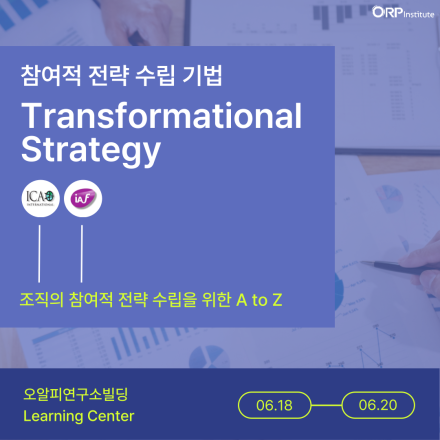 Transformational Strategy: 전략수립부터 액션플랜까지!