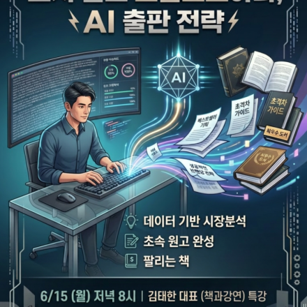 [특강공지] 쓰지 말고 프롬프트하라, 출판기획자가 말하는 AI 프롬프트 출판 전략
