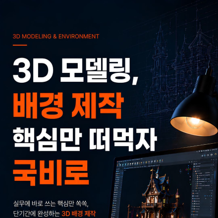 [정부지원] 3D 배경제작 (스케치업) 단기 과정 모집