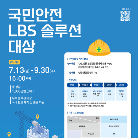 [방송미디어통신위원회, 한국인터넷진흥원] 국민안전 LBS 솔루션 대상 (~9.30, 16: