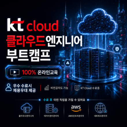 [ KT클라우드 ] 클라우드 인프라 운영관리 엔지니어 국비지원 교육 (AWS, Azure