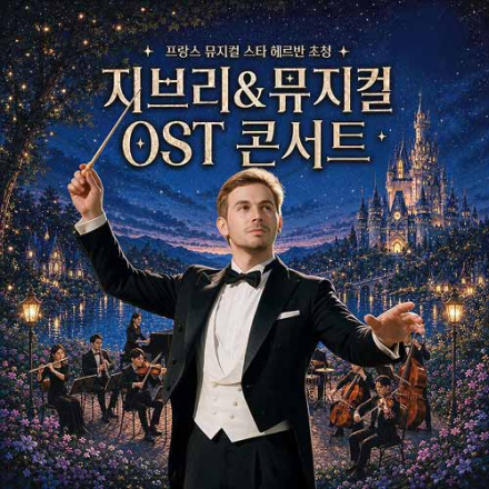 [성남] 8월 26일 지브리&뮤지컬 OST 콘서트 무료공연